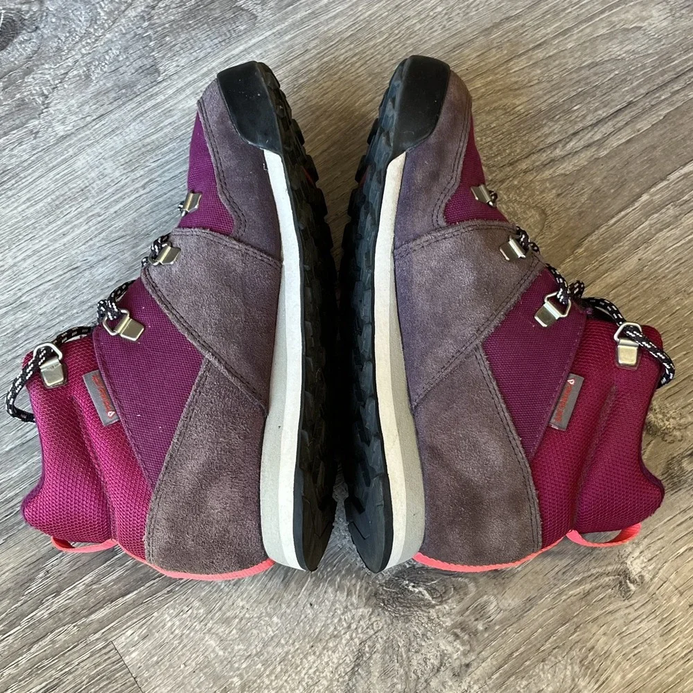 Adidas Terrex Climawarm‎ Snowpitch Hiking Boots Maroon Kids 1 UK 13.5 EU 32